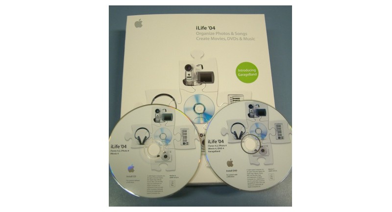 iLife '04 CD & DVD in retail box